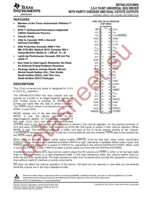 SN74ALVCH16903DGVR datasheet  